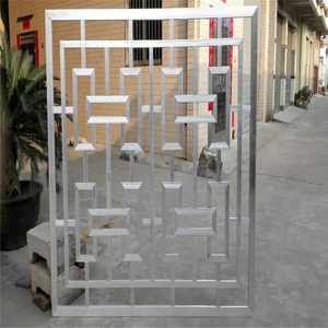 文化遺産のための伝統的な中国の窓グリル手で刻まれたアルミニウムカーテンウォール - Product Image 2