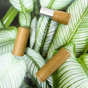 Sang trọng sinh thái thân thiện rỗng bao bì Son bóng Chapstick 30ml Lip Gloss bút xoắn lên hộp giấy - Product Image 2