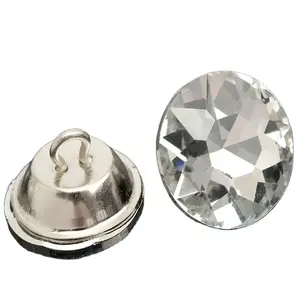 LICHUAN Threading Botão De Cristal Soft Bag Decoração Fivela Do Sofá Diamante Pull Ring Threading Bedside Back Button