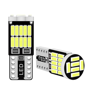 Ampoules LED T10 Canbus ambre 12V 168 194, lampe de signalisation, éclairage de lecture, éclairage de plaque d'immatriculation, éclairage intérieur de voiture - Product Image 1