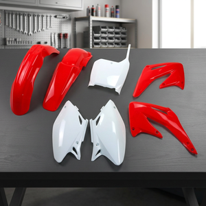 Kit di plastica OEM per Honda CRF 450R 2002-2003 tra cui gomma e metallo tipo di luce - Product Image 3