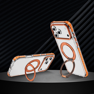 Nuova custodia per telefono con supporto rotante magnetico ad alta trasparenza per <span class=keywords><strong>Apple</strong></span> iPhone 17 <span class=keywords><strong>Cover</strong></span> protettiva ProMax per iPhone 16 - Product Image 4