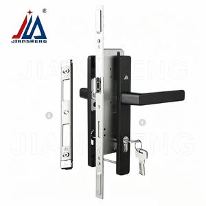 <span class=keywords><strong>Maniglia</strong></span> per <span class=keywords><strong>Porta</strong></span> da Patio Antifurto, Serratura a Doppia Faccia 85mm, Leva con Chiave per <span class=keywords><strong>Porta</strong></span> a Battente in Alluminio a Taglio Termico, Sicurezza Bambini - Product Image 6