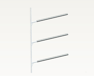 Trong nhà và ngoài trời nhiệm vụ nặng nề nhôm có thể điều chỉnh sup Kayak tường giá phù hợp với Kayak sup paddleboards và ca nô wakeboard giá - Product Image 3