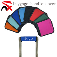 Housse de protection pour poignée de bagage en matériau de plongée, housse de protection pour poignée de poussette enfant, réutilisable, diverses couleurs