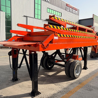 Plateforme élévatrice mobile hydraulique en acier LANSHENG avec hauteur réglable