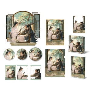 Serie de aprendizaje de Cultivo Demoníaco del Gran Maestro: Wei Wuxian, Lan Wangji, Nanman She - Soporte de exhibición y Tarjeta Transparente con Insignia Oficial de <span class=keywords><strong>Anime</strong></span> - Product Image 2