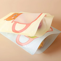 Sachet Doypack Personnalisé à Motif Animalier Mignon avec Fenêtre Transparente et Fermeture Zip Refermable pour Bonbons et Noix