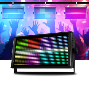 Luz Estroboscópica LED de Escenario MINGJIE 1000W RGBW con 960 LEDs, Regulable, Multiefectos, DMX512, Activada por Sonido para DJ, Discoteca, Fiesta y Boda - Product Image 1