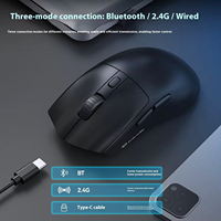Souris de jeu ergonomique Turtle Beach Kone XP Air RGB personnalisable, sans fil 2,4 GHz, capteur optique 19 000 DPI, autonomie de 100 h