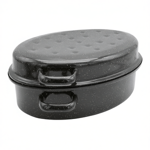 Oval Goose Roaster 26 Cm With Lid For Oven Use - Product Image 2