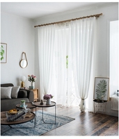 Rideaux transparents pour fenêtres de 3,2 m en stock – Fournisseur direct usine pour la décoration intérieure
