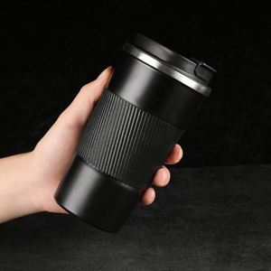 Taza de Café Personalizada con Logotipo, 380 ml/510 mm, Acero Inoxidable, Ecológica, Duradera, de Doble Pared, 20 oz, para Sublimación, con Tapa - Product Image 5