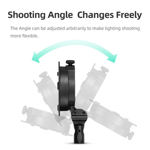 Godox S2 Bowens Gắn Đèn Flash S-Loại Chủ Khung Giá Cho Godox V1 V860II AD200 AD400PRO Speedlite Flash Snoot <span class=keywords><strong>Softbox</strong></span> - Product Image 6