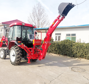 Mini <span class=keywords><strong>tracteur</strong></span> homologué CE avec attelage à <span class=keywords><strong>3</strong></span> <span class=keywords><strong>points</strong></span>, entraînement par prise de force, accessoire de tarière <span class=keywords><strong>hydraulique</strong></span>, excavatrice - Product Image 4