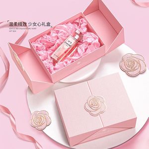 Caja de papel de regalo de cumpleaños de lujo, caja de regalo de Perfume de lápiz labial exquisito, caja de embalaje, venta al por mayor, creativo 3D - Product Image 4