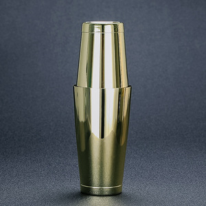 Mélangeur de barre à double usage en acier inoxydable 304 une tasse Mélangeur américain Boston Shaker de fond en acier inoxydable - Product Image 4