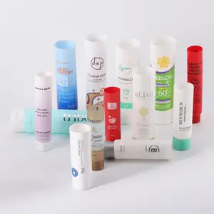 OEM/ODM Customized LOGO Sunscreen whitening Hand Cream Lotion Tube PE Cosmetic Packaging Empty Soft Plastic Tube 35g45g55g65g