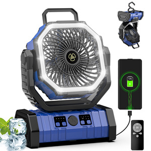 Multifunktionaler 20000mAh Wiederaufladbarer Ventilator F6 Modell Tragbarer Lüfter für Sommer Outdoor Camping für Haushalt und Autonutzung - Product Image 6
