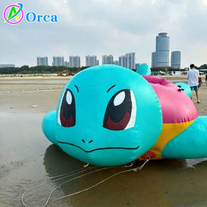 Bateau gonflable remorquable en forme de tortue, amusement aquatique estival, bateau disco pour <span class=keywords><strong>jet</strong></span> <span class=keywords><strong>ski</strong></span> et jeux aquatiques en plein air - Product Image 6