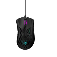Souris de jeu légère, rechargeable par cellule, sans fil, avec rétroéclairage RVB, avec récepteur USB, adaptée aux ordinateurs portables