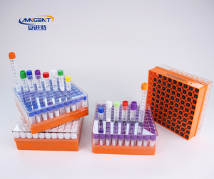 AMNGENT 3-en-1 2d Flacons Cryogéniques Tube 0.5ml 1.0ml 1.5ml 2.0ml 5.0ml Tolérance-192 ℃ -121 ℃ Tri Code Flacons Cryogéniques Tube - Product Image 5