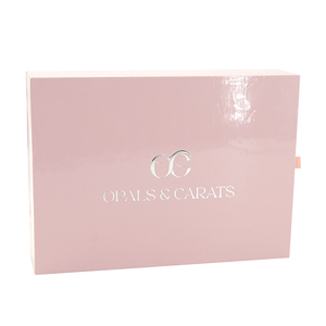 Biodegradable Pink Cardboard <b>Box</b> Custom Logo Glossy Lamination Hard Rigid Sliding Shipping Drawer 2mm for <b>Socks</b> Packaging - Product Image 1