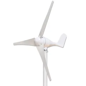 Uso doméstico Alta Eficiência Windmill 100w 200w 300w 400W 600W Horizontal Eixo Gerador de Turbina Eólica