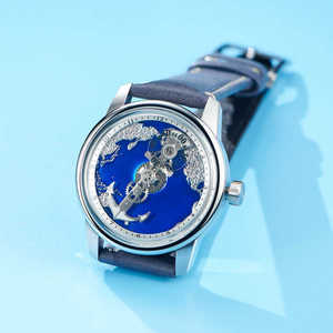 Montre mécanique automatique de luxe pour homme SM1089, cadran bleu émaillé, design en forme d'ancre, super lumineuse, avec fonction de navigation cartographique. - Product Image 2