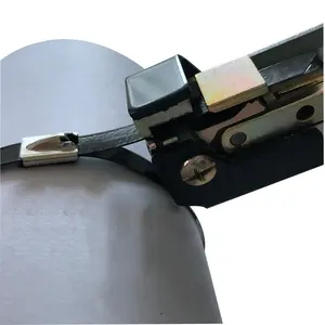 Widerstandsfähige Polyesterbeschichtete pvc schwarze Edelstahl-Kabelbänder flexible Kabelbänder