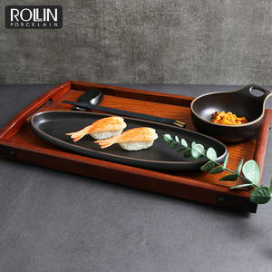 Vajilla japonesa Vajilla Juegos de cena Precios Comedor japonés Caja de sushi Cerámica Porcelana Juego de cena japonés - Product Image 2