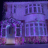 Guirlande lumineuse LED RGB intelligente IP65, contrôle par application, synchronisation musicale, 100m, intensité variable, pour extérieur, façade de bâtiment, événementiel