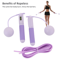 Corde à Sauter Professionnelle Rapide Réglable pour Fitness, Cross-Training, Cardio, Perte de Poids – Numérique Sans Fil Intelligente pour Débutants