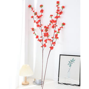 فرع زهرة الخوخ الحريرية زهرة اصطناعية طويلة الأمد 3-5 سنوات للتخرج في الأماكن المغلقة/في الهواء الطلق عيد الحب لحفلات الزفاف - Product Image 1