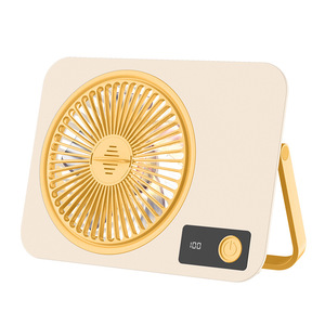 Mini Desk Fan <b>With</b> Digital Display Usb Powered Portable <b>Wall</b> Mount For Home Office Outdoor Camping - Product Image 2