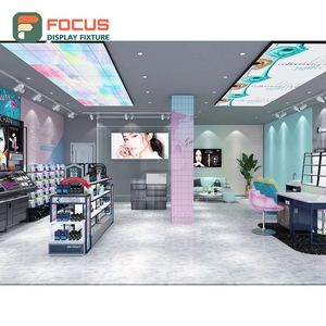 New Design Brand Store Glass Display Fixture Factory Cosmetic Shop Design - Product Image 1