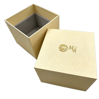 Boîte en carton dorée de qualité supérieure, boîte pour montre, emballage en carton doré, impression UV pour flacon de parfum, boîte cadeau beauté