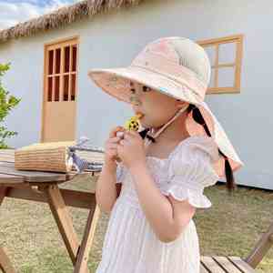 Wholesale <b>Sun</b> <b>Hats</b>, Summer UV Resistant <b>Sun</b> <b>Hats</b>, Breathable Large Brim Fisherman <b>Hats</b>, Thin <b>Sun</b> <b>Hats</b> Suitable for Children - Product Image 3