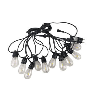 Tốt nhất bán S14 không thấm nước 10m Filament Rèm dẫn đèn dây tiết kiệm năng lượng ngoài trời cắm trại giáng sinh đám cưới kỳ nghỉ - Product Image 1