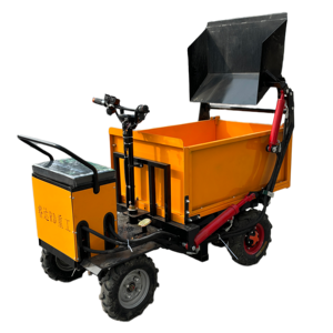 Four-wheel Handcart Construction Sites Self-loading Dump Truck Used <b>Transporting</b> Sand Bricks Agricultural Materials SW-4LZCZX th - Product Image 5