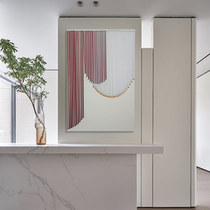 Décoration de la maison encadrée moderne technique mixte oeuvre d'art à la main peinture 3D abstraite décorée <span class=keywords><strong>cadre</strong></span> d'art mural - Product Image 3