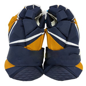 Guante de <span class=keywords><strong>Hockey</strong></span> sobre Hielo Amarillo y Azul Marino de Fábrica, con Excelente Agarre y Protección - Product Image 2