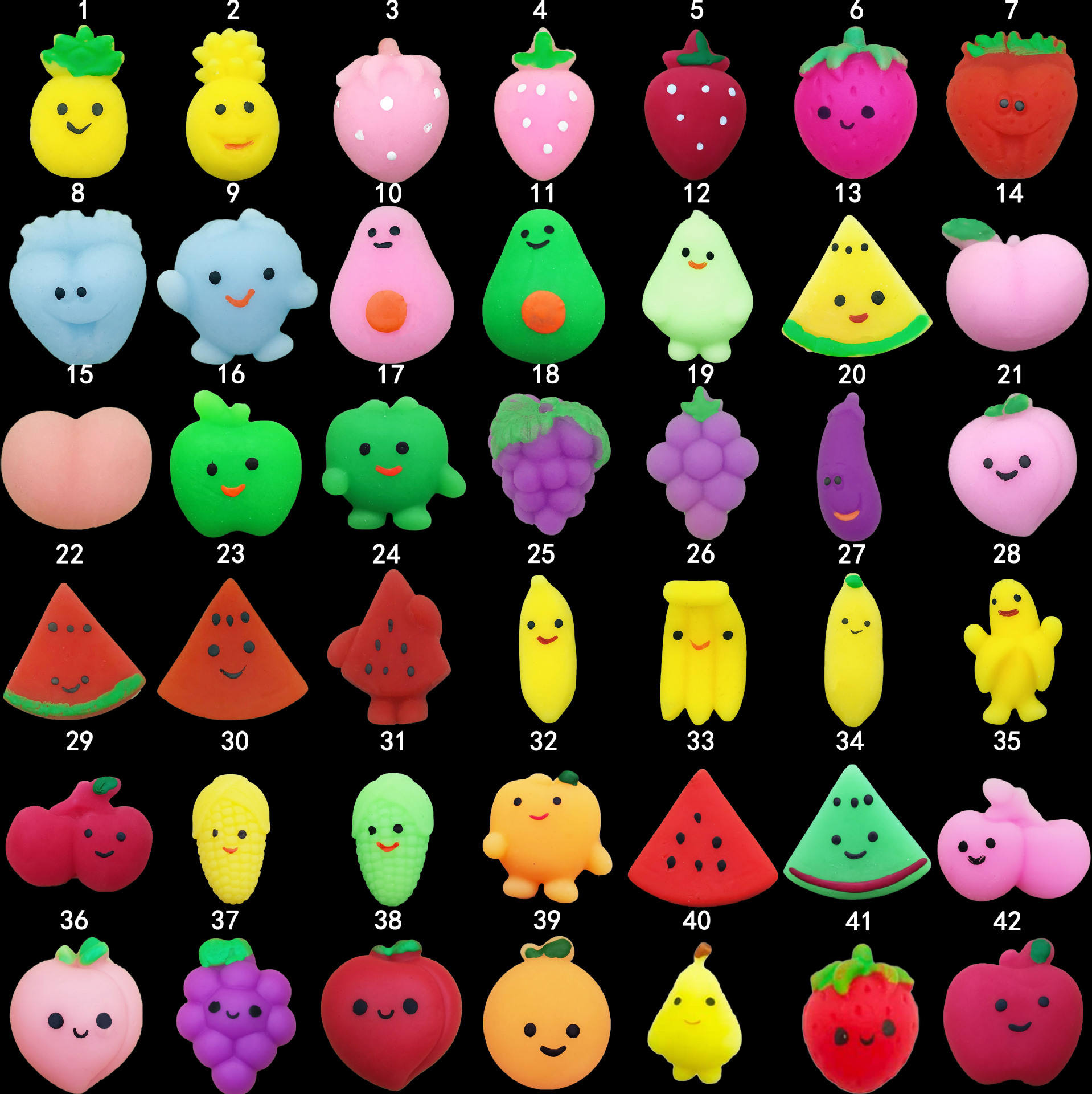 Emballage mixte de série de fruits (prix individuel)