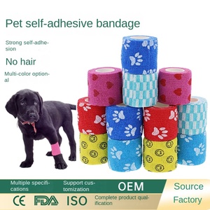 Pansement auto-adhésif pour <span class=keywords><strong>animaux</strong></span> de compagnie, motif dessin animé, protection des pattes et des chevilles contre la saleté, élastique pour les <span class=keywords><strong>doigts</strong></span>, certifié CE, désinfectant infrarouge lointain - Product Image 3