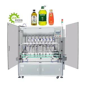 ZXSMART 3000Ml yenilebilir pişirme yağı şişe dolum otomatik zeytinyağı dolum üretim hattı
