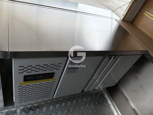 פיברגלס מותאם אישית קטן בצורת פיברגלס ואלומיניום מזון מהיר עבור זיכיון חטיף עם לוח תצוגה - Product Image 6