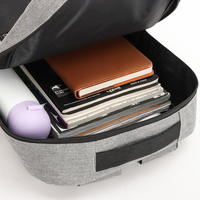 Tas Ransel Komputer Bisnis Pria Kapasitas Besar Tiga-in-Satu Multifungsi USB Rechargeable Kasual