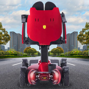 Fauteuil roulant électrique intelligent léger pliable à dossier confortable de luxe pour personnes âgées handicapées Batterie 8A - Product Image 4