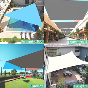 Toldo de Sombra para Jardín Azul, de HDPE, Triangular, 4x4x4m, para Patio, Precios de Vela de Sombra - Product Image 3