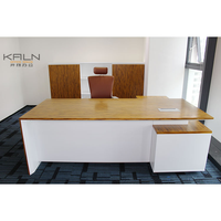 Table d'ordinateur de bureau de direction commerciale moderne personnalisée conception de poste de travail moderne